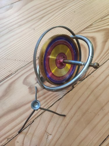 Gyroscope ancien M.W - Made in France - Années 50/60 - Boîte d'Origine