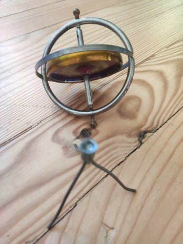 Gyroscope ancien M.W - Made in France - Années 50/60 - Boîte d'Origine