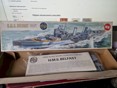 H M S BELFAST 1.600e.. AIRFIX