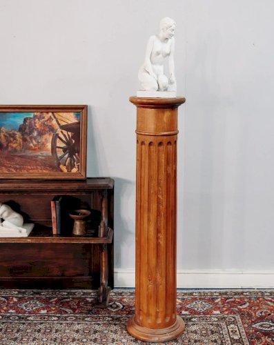 Hanna, la colonne en bois orangé N°744