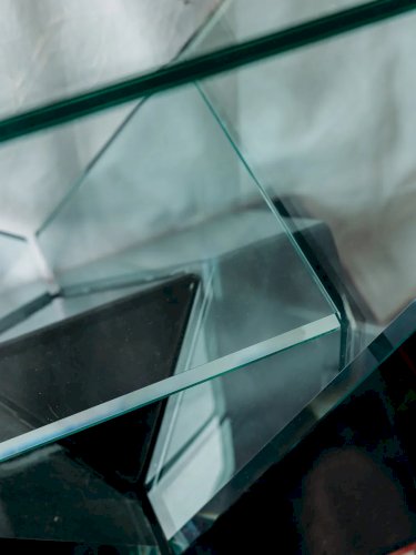 Hanna, la console en verre et marbre N°601