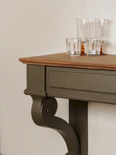 Hanna, la console verte en bois N°749