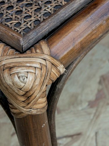 Hanna, la paire de tables d'appoint en rotin N°462