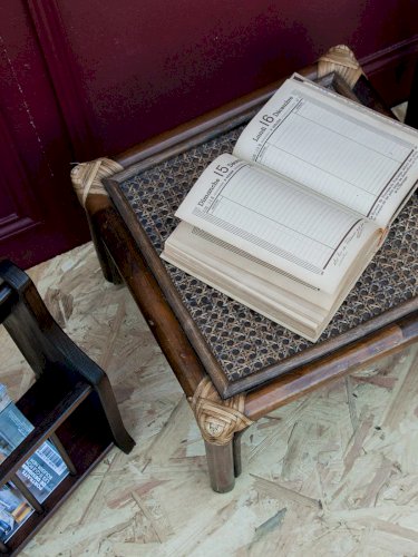 Hanna, la paire de tables d'appoint en rotin N°462