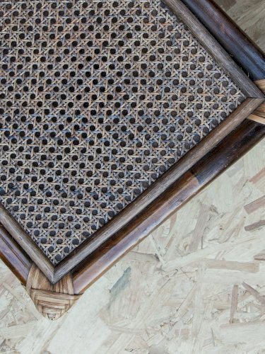 Hanna, la paire de tables d'appoint en rotin N°462