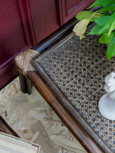 Hanna, la paire de tables d'appoint en rotin N°462