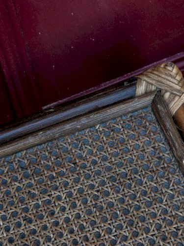 Hanna, la paire de tables d'appoint en rotin N°462