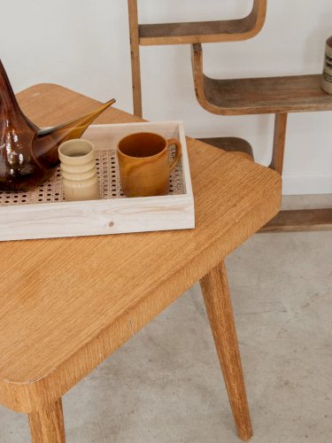 Hanna, la table d'appoint en bois clair N°498