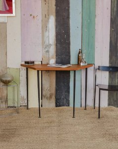 Hanna, la table d'appoint en bois et métal N°818