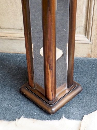 Hanna, la table d'appoint en chêne et miroir N°809