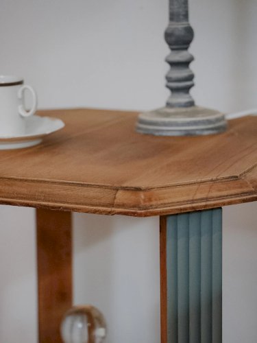 Hanna, la table d'appoint en merisier N°792