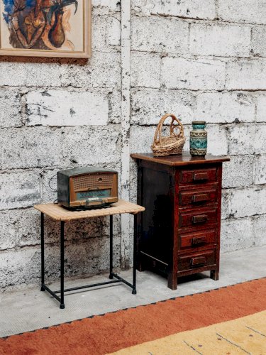 Hanna, la table d'appoint en osier N°572