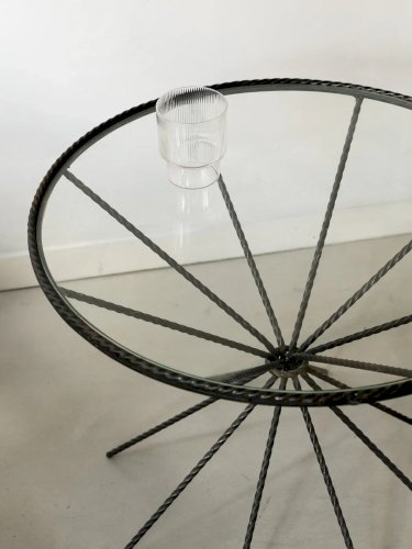 Hanna, la table d'appoint en verre N°266