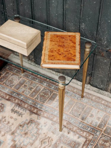 Hanna, la table d'appoint en verre N°580