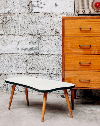 Hanna, la table d'appoint grise N°388