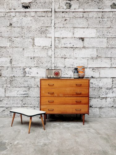 Hanna, la table d'appoint grise N°388