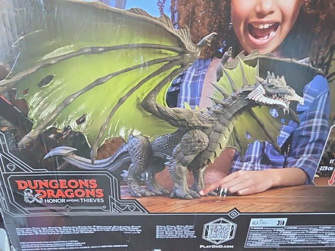 Hasbro Dungeons & Dragons figurine articulée de 38cm Dragon Noir Rakor Neuf !