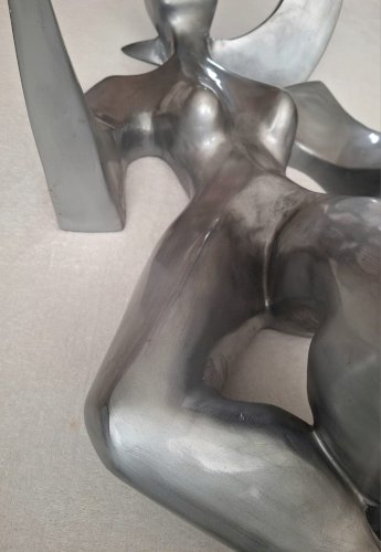 Hauteur 120cm, grande statue de femme, sculpture vintage