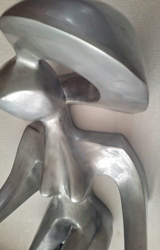 Hauteur 120cm, grande statue de femme, sculpture vintage