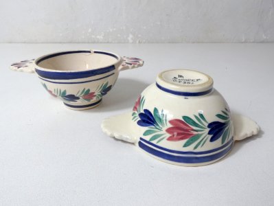 HB Quimper 2 antique bowls