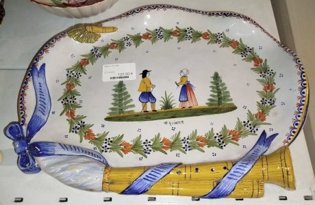 HB QUIMPER PLAT BINIOU Characters Music Sign 12MAG 27/12