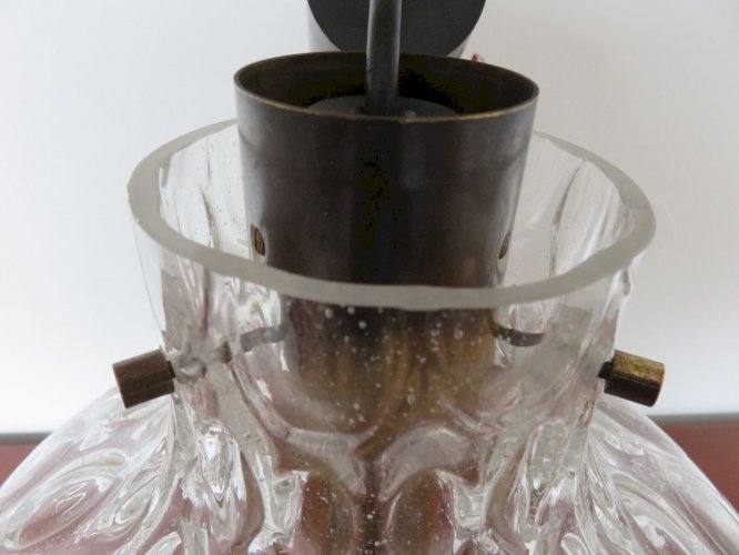 HELENA TYNELL POUR  LIMBURG  LAMPE LUSTRE SUSPENSION ANNEES 70