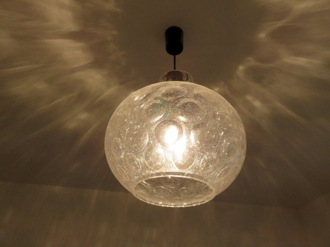 HELENA TYNELL POUR  LIMBURG  LAMPE LUSTRE SUSPENSION ANNEES 70