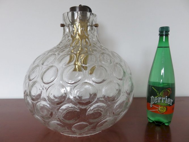 HELENA TYNELL POUR  LIMBURG  LAMPE LUSTRE SUSPENSION ANNEES 70
