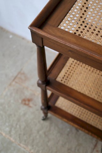 Henriette, la desserte cannée en bois N°151