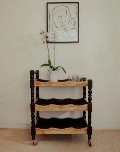 Henriette, the wooden side table No. 133
