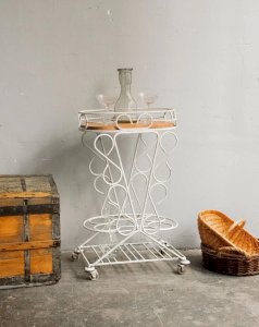 Henriette, la desserte en métal et bois N°173