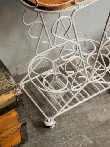 Henriette, la desserte en métal et bois N°173