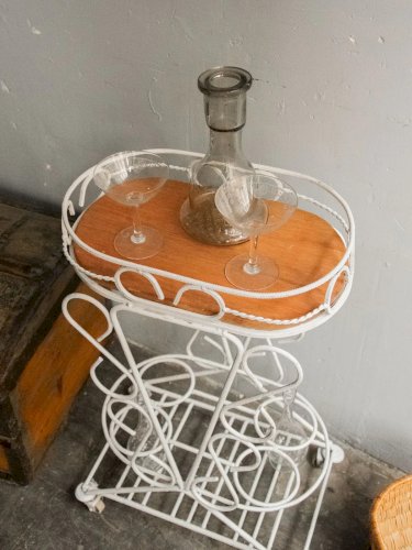 Henriette, la desserte en métal et bois N°173