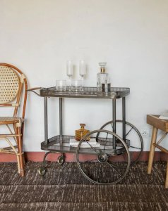Henriette, the metal serving cart N°113