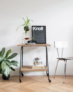 Henriette, la desserte en métal noir N°122