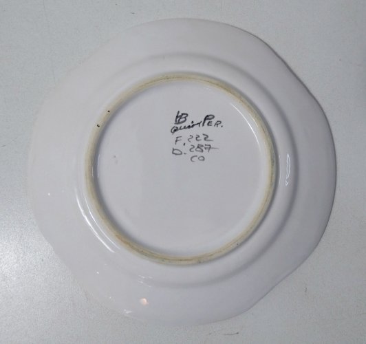 Henriot Quimper assiette à hors d'oeuvre