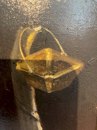 Henry Ducloux (1860-1930) – 1882 French Oil Painting – Tea Still Life – Signed –