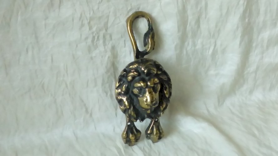 HEURTOIR DE PORTE EN BRONZE TETE DE LION*