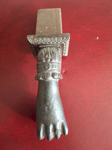 Heurtoir de porte en fonte de fer XIXè siècle ou avant