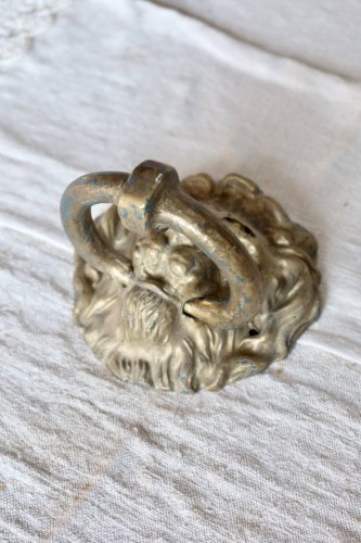 Heurtoir de porte vintage — Tête de lion