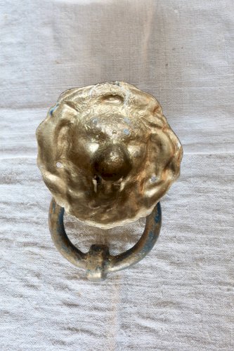 Heurtoir de porte vintage — Tête de lion