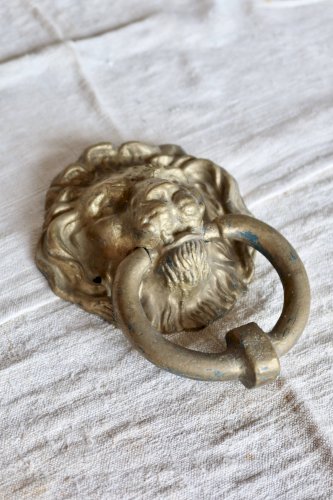 Heurtoir de porte vintage — Tête de lion