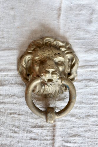 Heurtoir de porte vintage — Tête de lion