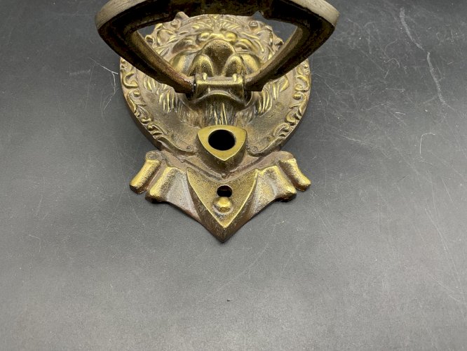 Heurtoir en Bronze Tête de lion Marteau de Porte