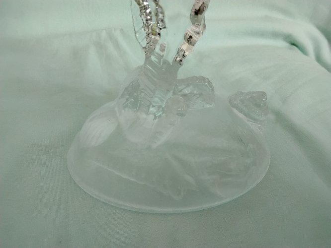 Hippocampe en cristal
