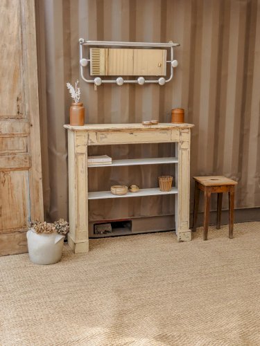 Hippolyte, le manteau de cheminée en bois patiné N°10