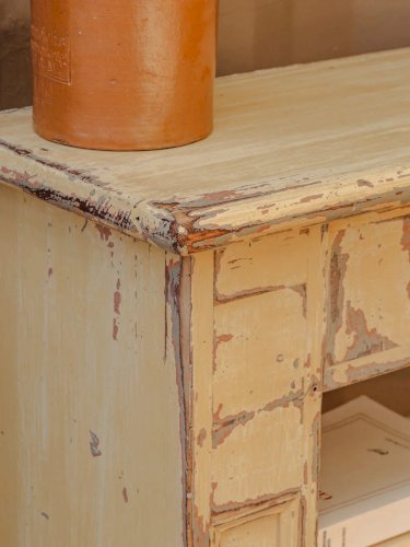 Hippolyte, le manteau de cheminée en bois patiné N°10