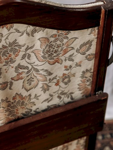 Hippolyte, le pare-feu de cheminée en bois et tissu N°15