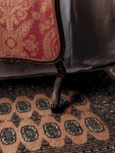 Hippolyte, le pare-feu de cheminée en bois et tissu N°17