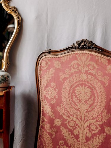 Hippolyte, le pare-feu de cheminée en bois et tissu N°17